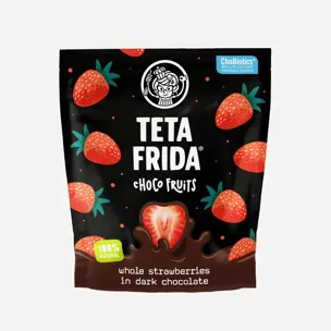 Lyofilizované jahody v hořké čokoládě 5 x 100 g