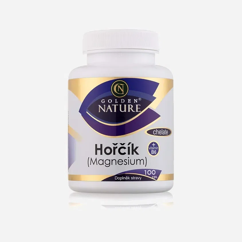 Magnesium (Hořčík) Chelate+Vitamin B6 100 tablet 6 x 100 tablet