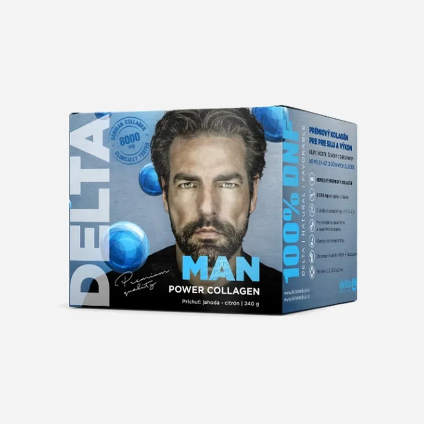 Man power collagen 8000mg jahoda a citron prášek 6 x 240 g