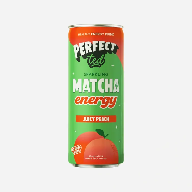 Matcha energy broskev