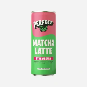 Matcha latte jahoda