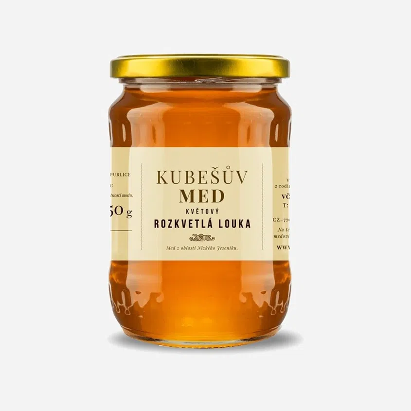 Med květový rozkvetlá louka