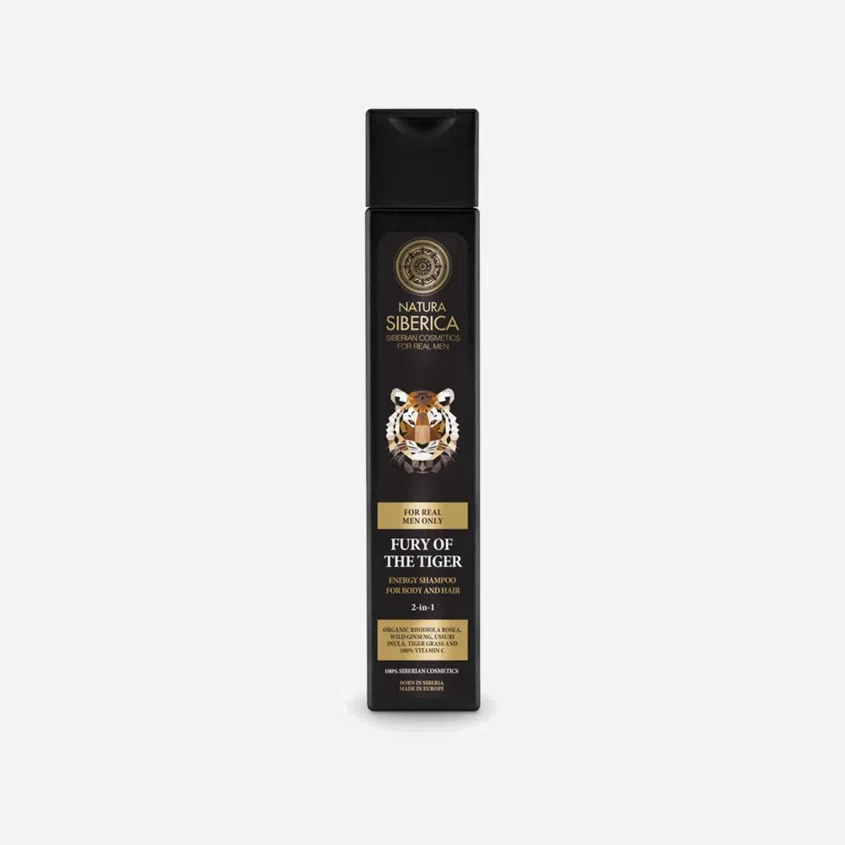 MEN Energizující šampon na vlasy a tělo - Nezkrotnost tygra 6 x 250 ml