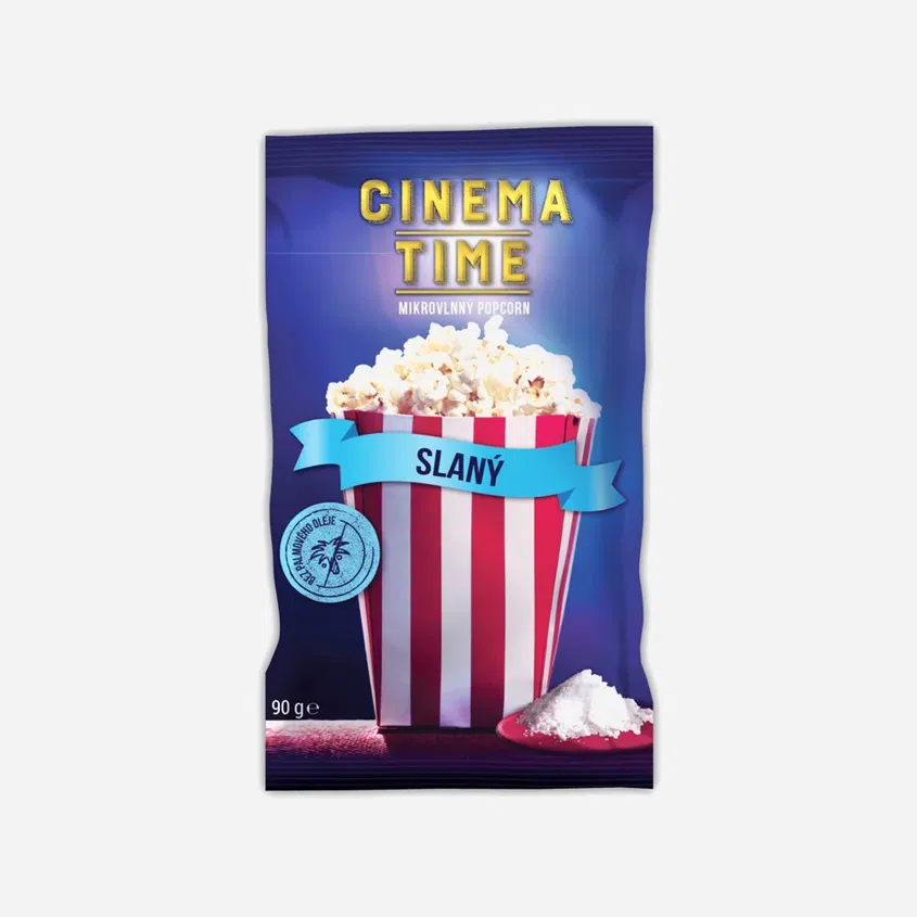 Mikrovlnný popcorn slaný