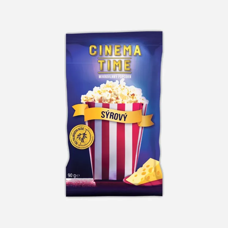 Mikrovlnný popcorn sýrový 5 x 90 g