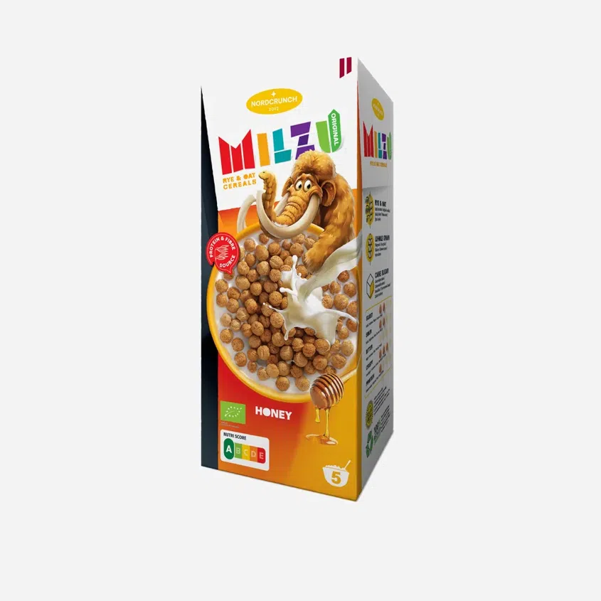 Milzu Cereální kuličky s medem BIO