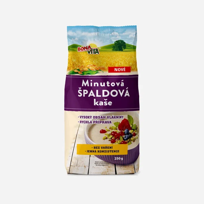 Minutová špaldová kaše 6 x 250 g
