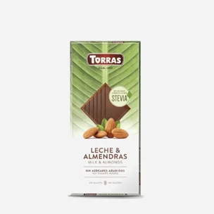 Mléčná čokoláda se sladidlem a mandlemi 5 x 125 g