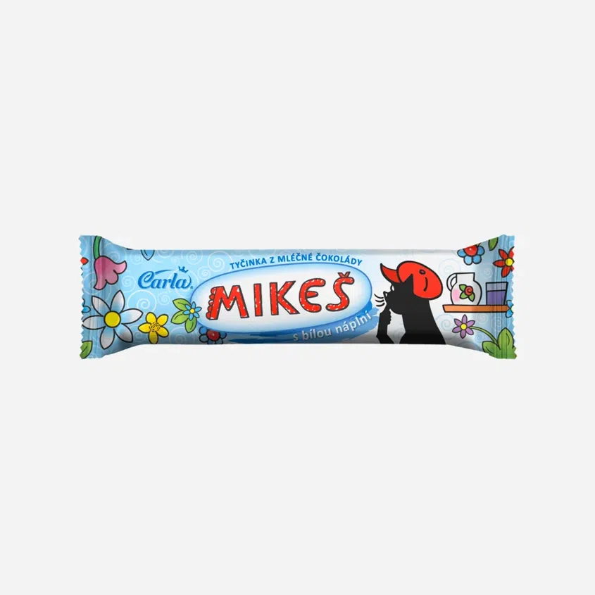 Mléčná tyčinka s bílou náplní MIKEŠ