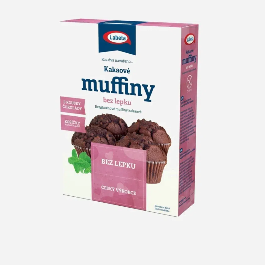 Muffiny kakaové bez lepku 6 x 300 g