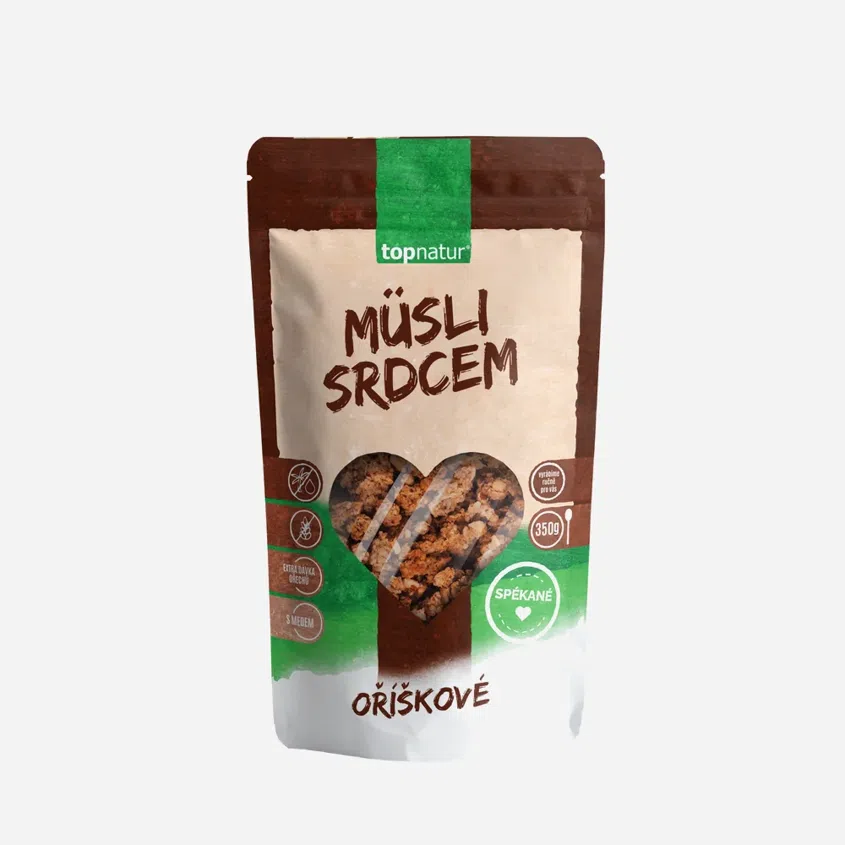 Müsli srdcem oříškové 6 x 350 g