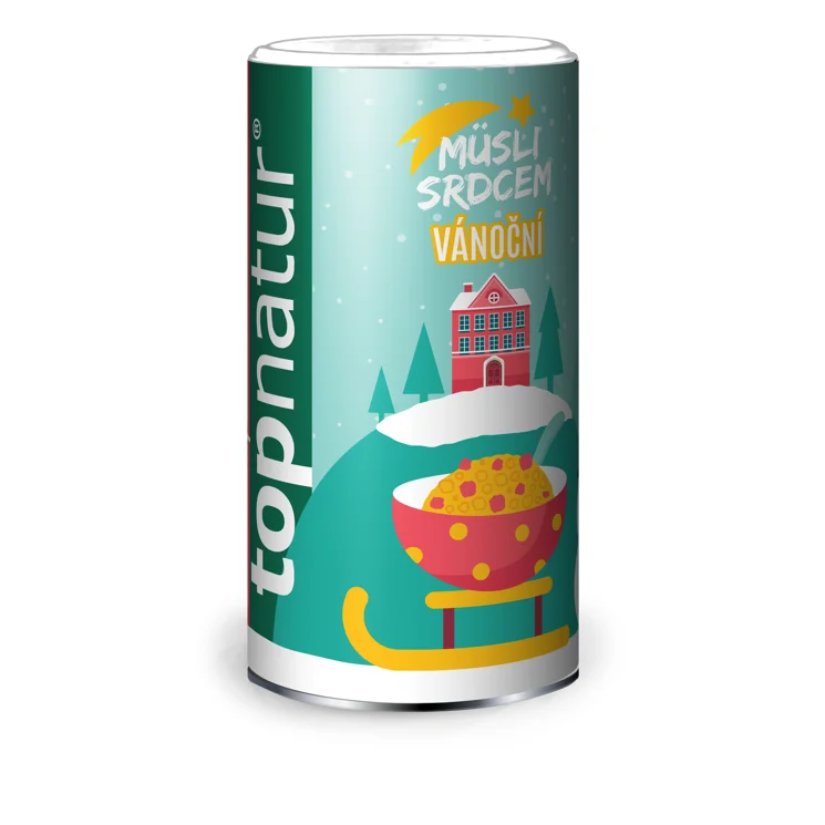 Müsli srdcem vánoční perníkové