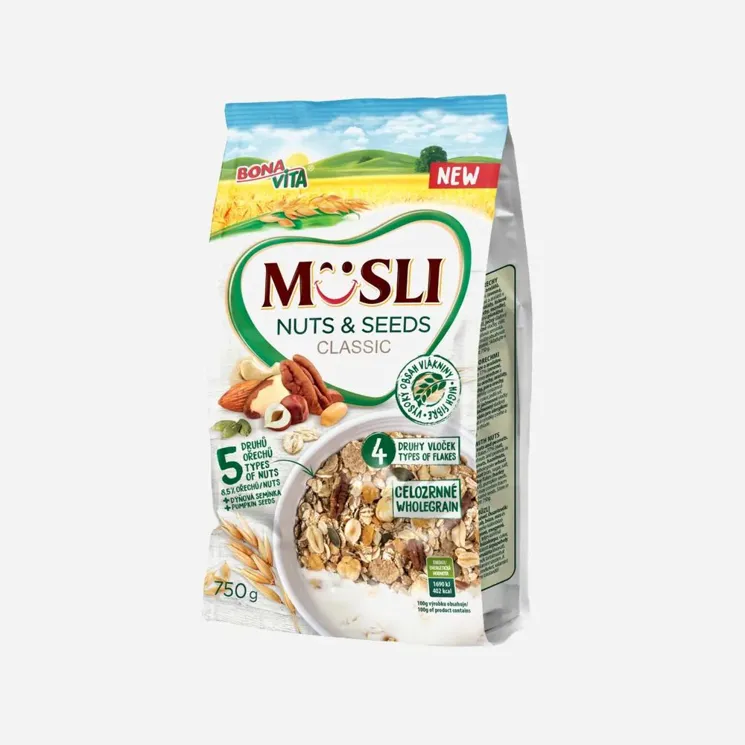 Müsli sypané ořechy a semínka 6 x 750 g