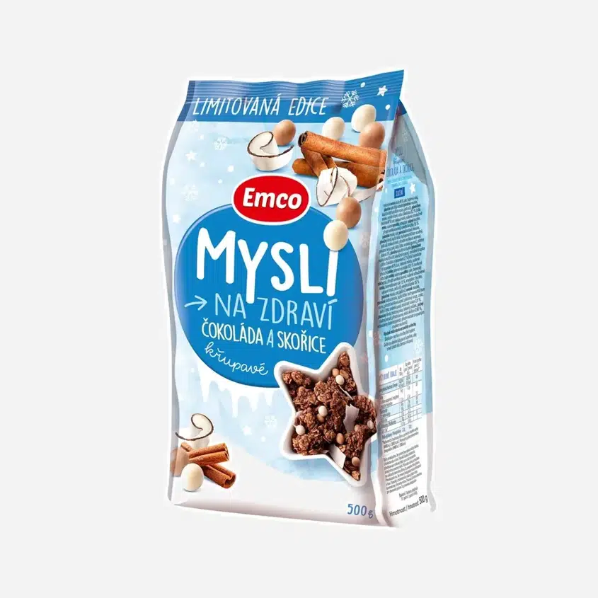 Mysli čokoláda a skořice limitovaná edice