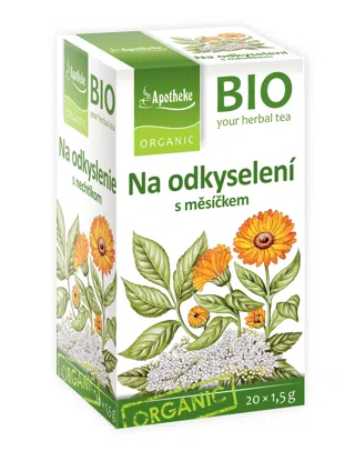 Na odkyselení čaj s měsíčkem BIO