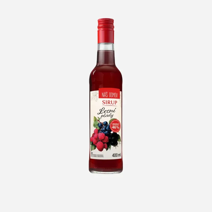 Náš domov sirup lesní plody 12 x 400  ml