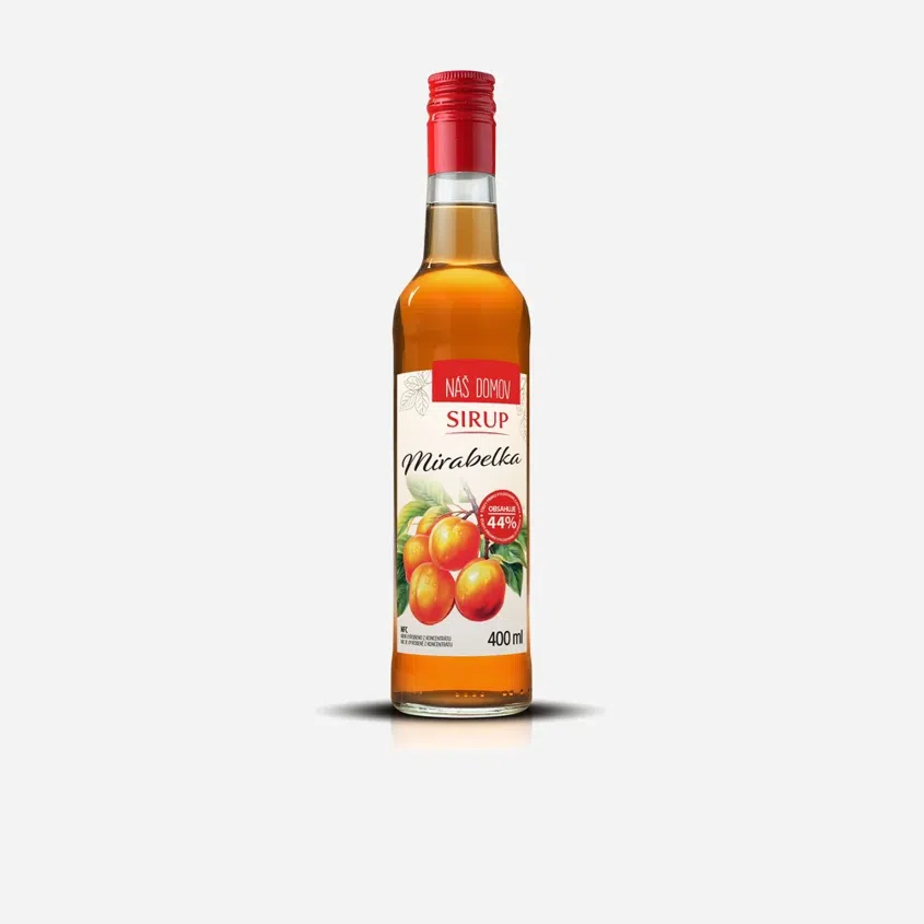 Náš domov sirup mirabelka 12 x 400 ml