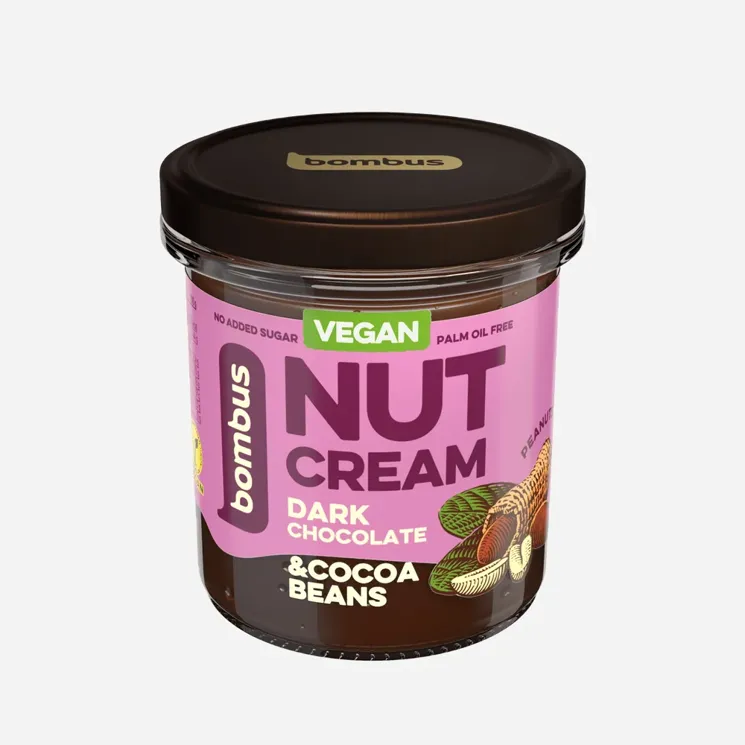 Nuts Energy Dark Chocolate & Cocoa Beans 6 x 300 g