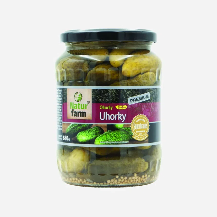 Okurky v nálevu premium 6 x 680 g