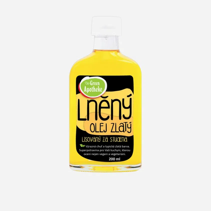 Olej lněný zlatý 6 x 200 ml