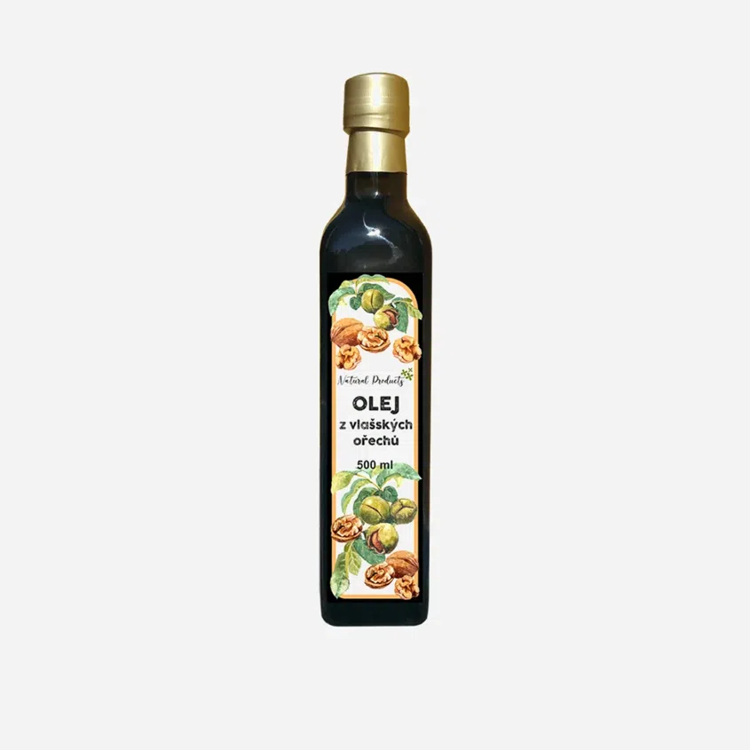 Olej z vlašských ořechů 6 x 500 ml