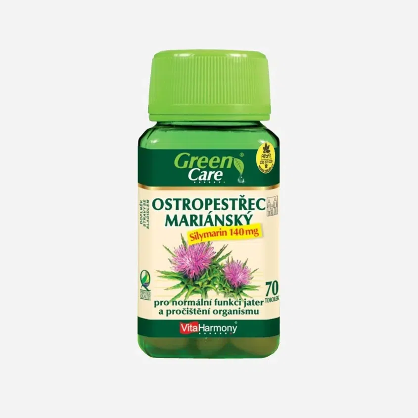 Ostropestřec Mariánský - Silymarin 140 mg