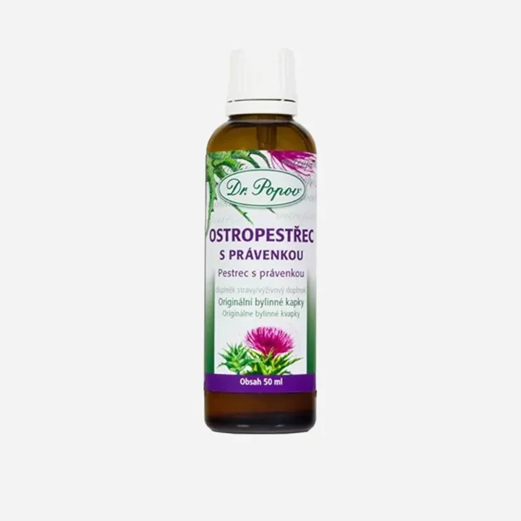 Ostropestřec s právenkou 6 x 50 ml
