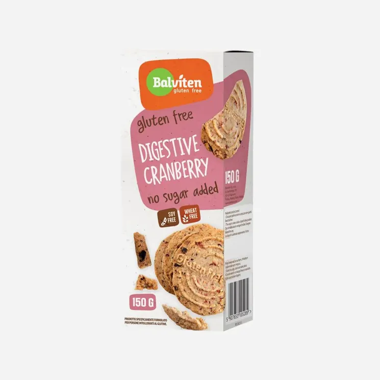 Ovesné sušenky s brusinkami bez lepku 5 x 150 g