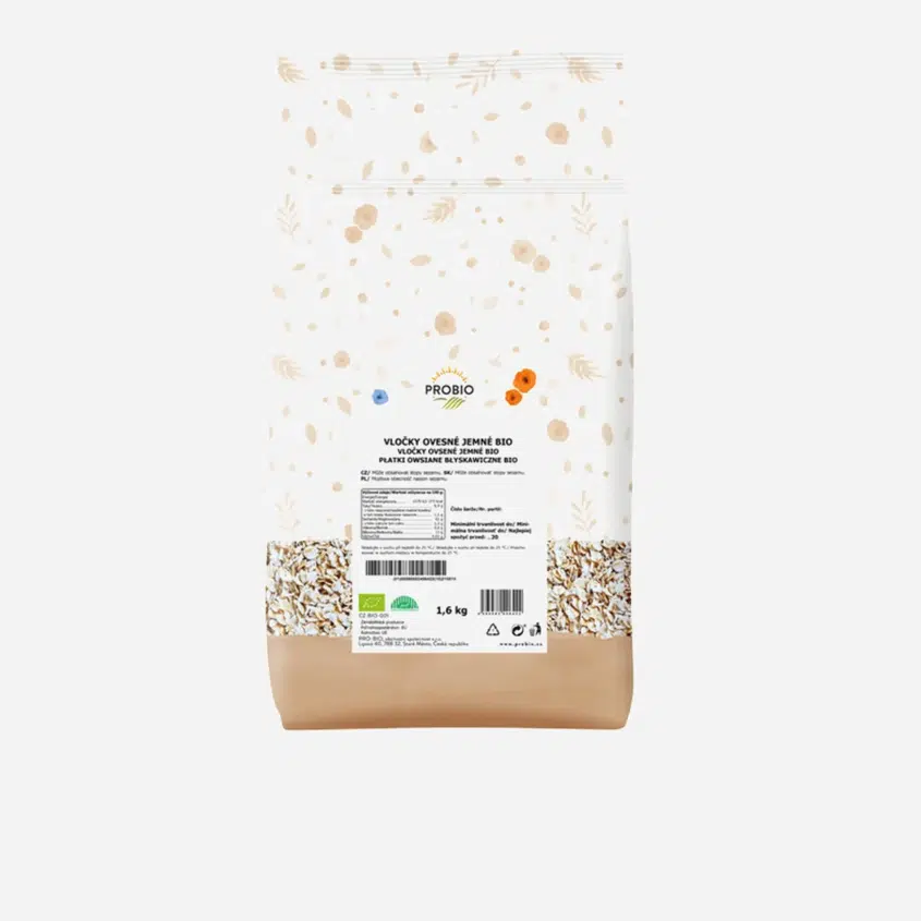 Ovesné vločky jemné BIO 6 x 1600 g