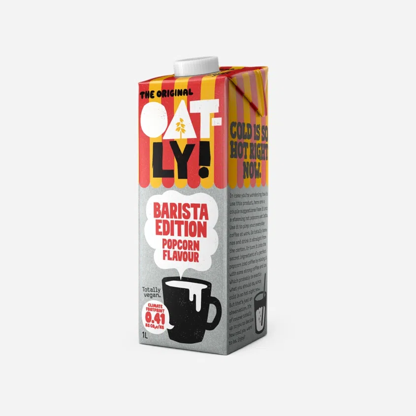 Ovesný nápoj Barista popcornový