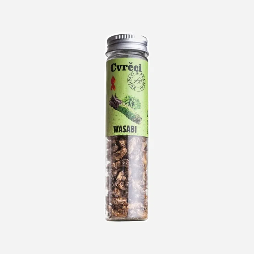 Páliví křupaví a pražení cvrčci - Wasabi