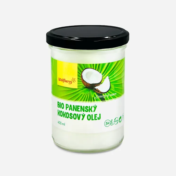 Panenský kokosový olej BIO 6 x 400 ml