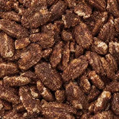 Pekanové ořechy pražené chilli a javorový sirup