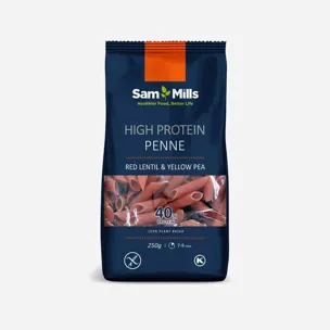 Penne z červené čočky a žlutého hrachu (40% proteinu) 6 x 250 g