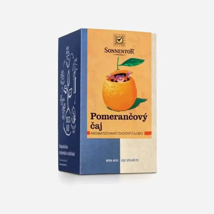 Pomerančový čaj porcovaný BIO 18 sáčků 6 x 18 sáčků