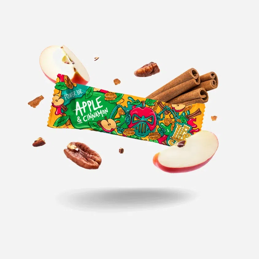 Power bar pekany, jablko a skořice 12 x 50 g