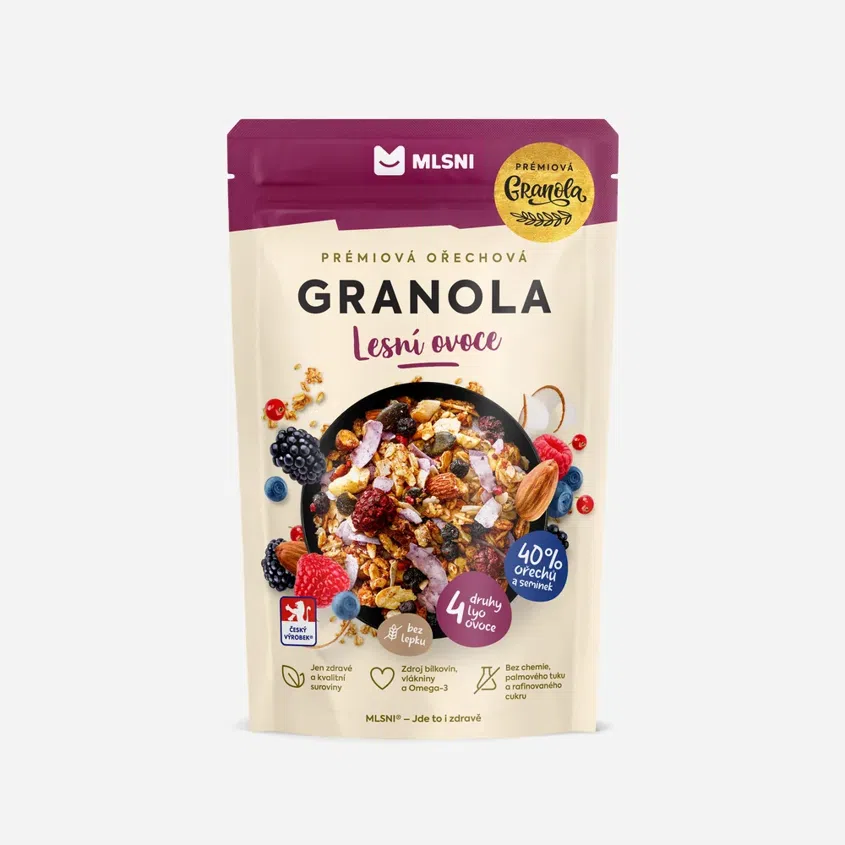 Prémiová granola Lesní ovoce 6 x 400 g
