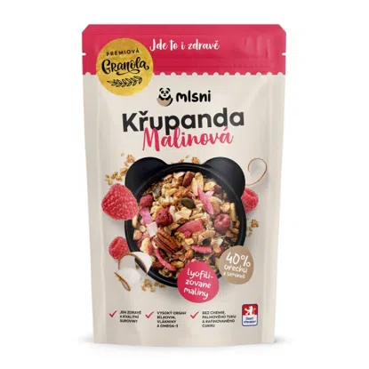 Prémiová granola Malinová
