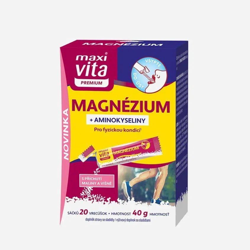 Premium Magnézium a aminokyseliny 6 x 20 sáčků