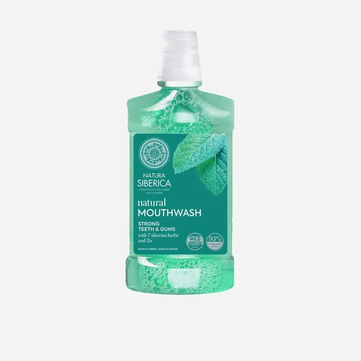 Přírodní ústní voda se 7 Sibiřskými bylinami a zinkem 12 x 520 ml