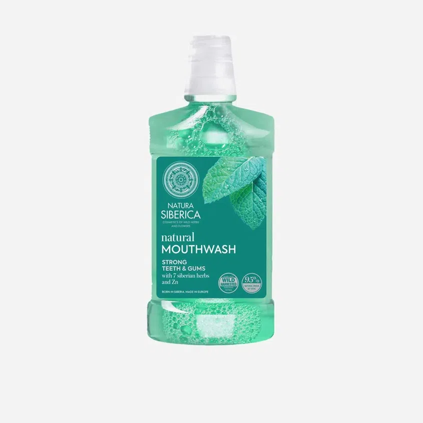 Přírodní ústní voda se 7 Sibiřskými bylinami a zinkem 12 x 520 ml