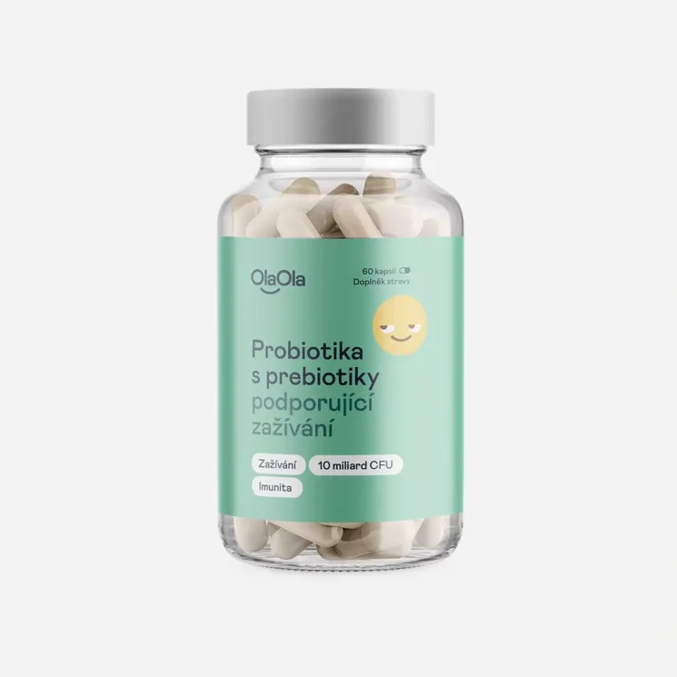 Probiotika s prebiotiky podporující zažívání
