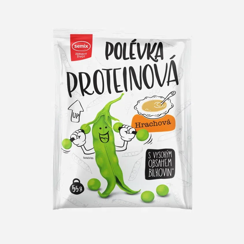 Proteinová polévka hrachová