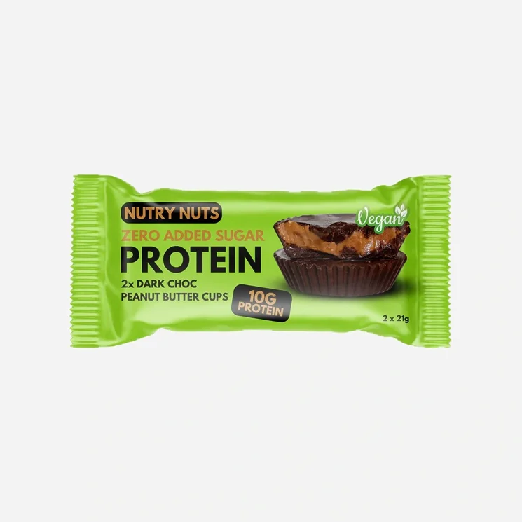 Proteinové košíčky hořká čokoláda s arašídovým máslem