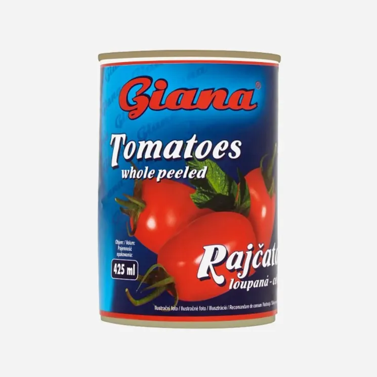 Rajčata loupaná celá 6 x 425 ml