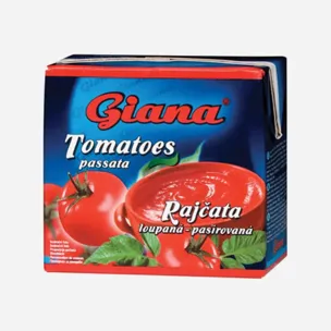 Rajčata loupaná drcená 6 x 500 g