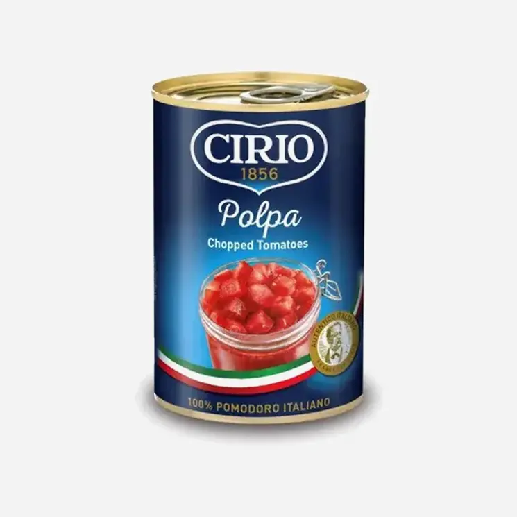 Rajčata loupaná krájená 6 x 425  ml
