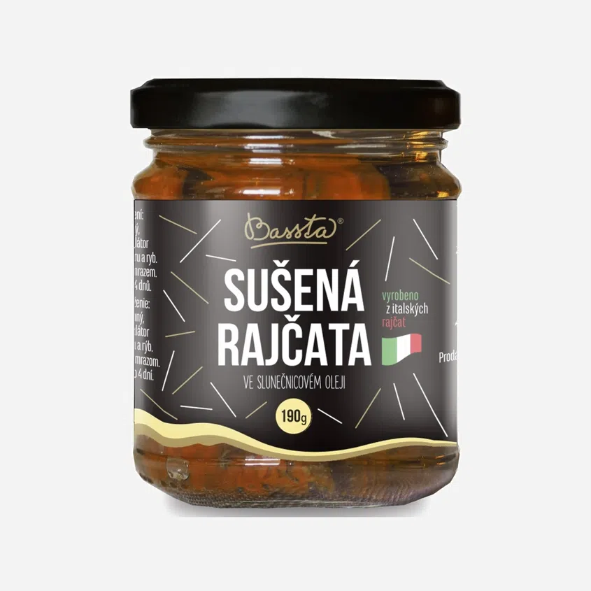 Rajčata sušená na slunci ve slunečnicovém oleji 6 x 190 g