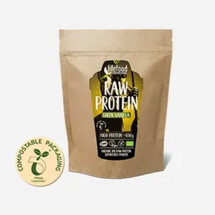 Raw vanilkový protein s mladým ječmenem a macou BIO 6 x 450 g