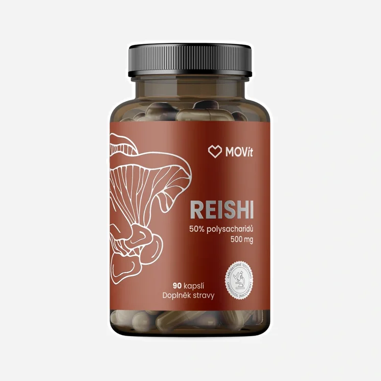 Reishi 50% polysacharidů 500 mg